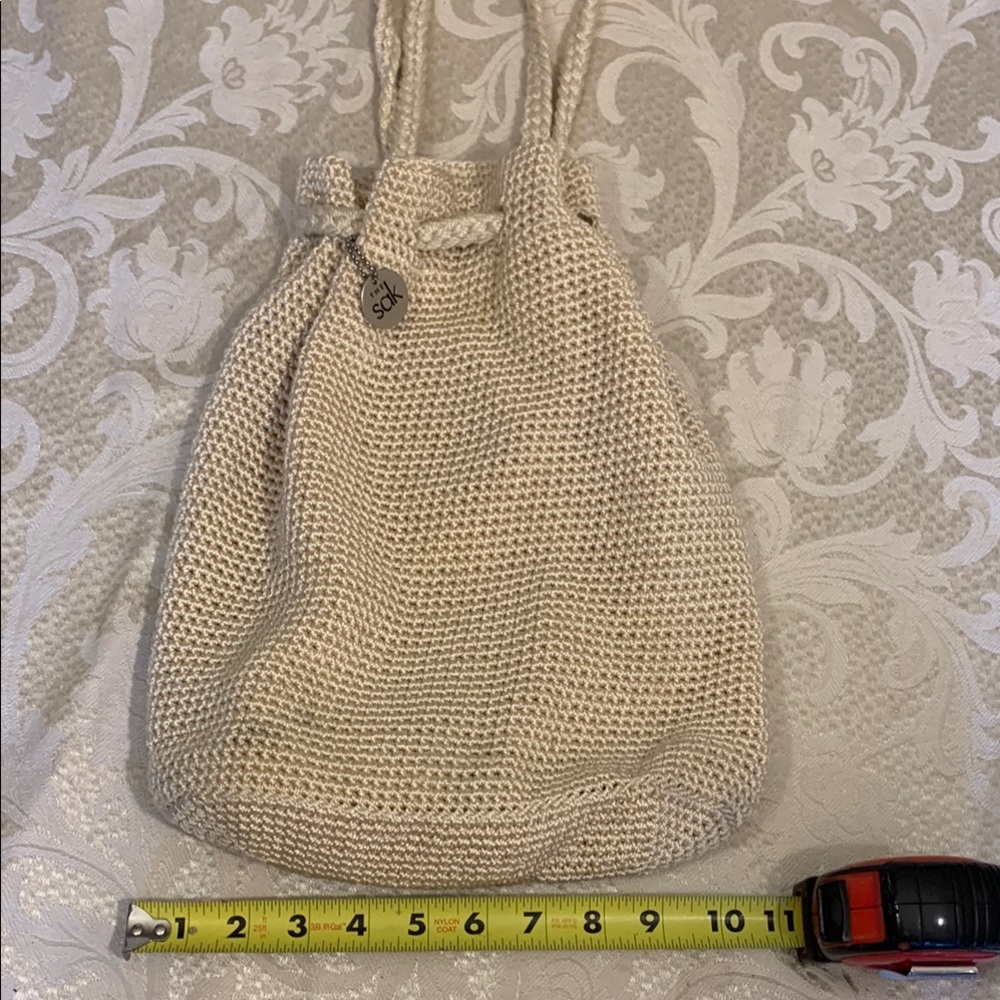 The Sak Cream Knit Women's Backpack  Bag